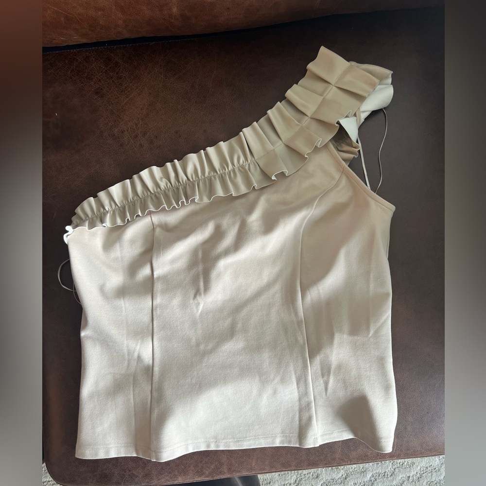 Anthropologie/Sunday in Brooklyn one shoulder top